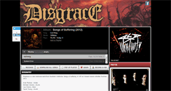 Desktop Screenshot of disgracehardcore.stereokiller.com