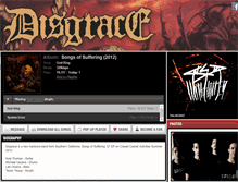 Tablet Screenshot of disgracehardcore.stereokiller.com