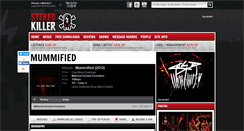 Desktop Screenshot of mummified.stereokiller.com