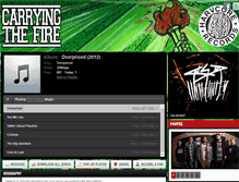 Tablet Screenshot of carryingthefire.stereokiller.com
